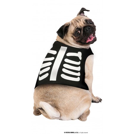 DISFRAZ DE PERRO ESQUELETO